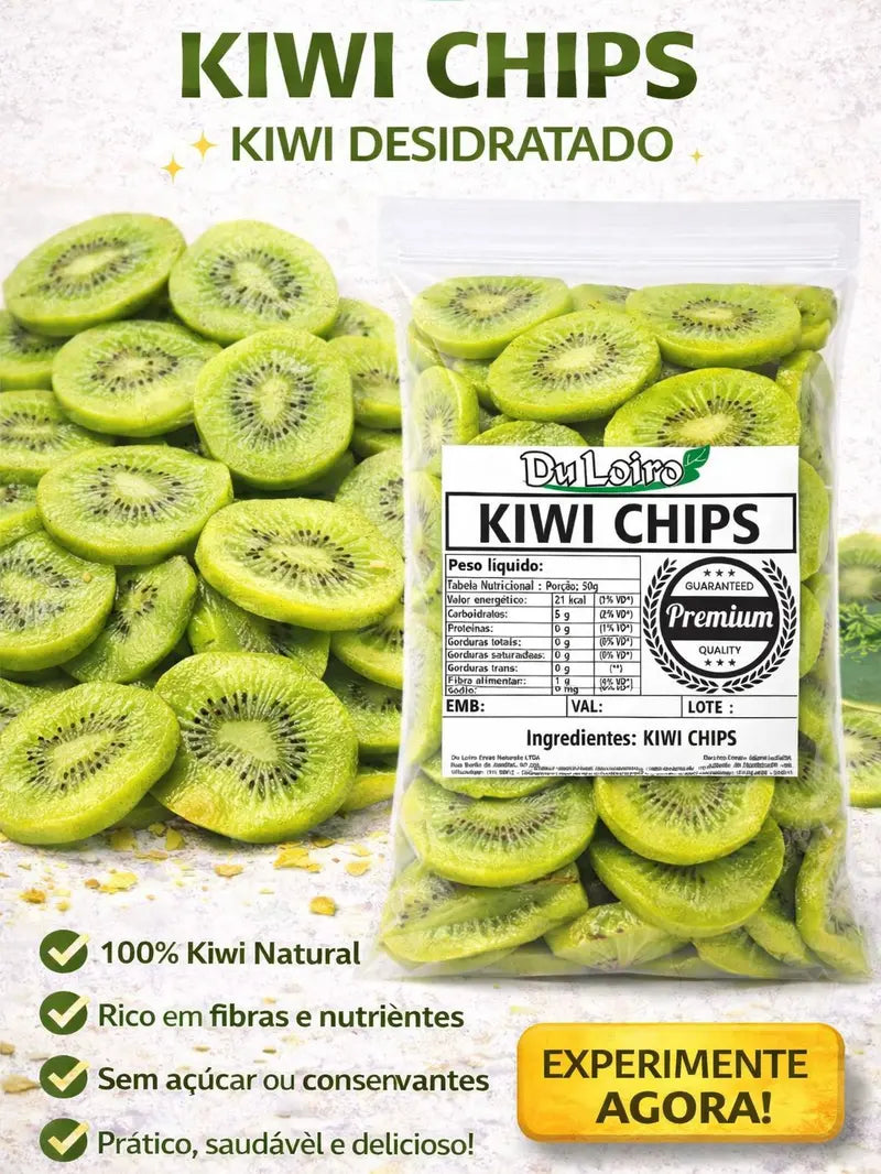 Kiwi Chips Explosão de Sabor – Crocante e Natural